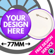 Custom Badges Personalised Wedding Stag Hen Bespoke Birthday Badge 25mm 38mm 59