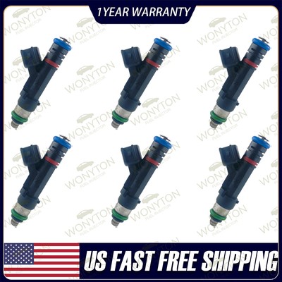 6Pcs Fuel Injectors EV14  FJ332 for Ford F-150 Mustang Windstar 3.8 4.2 V6