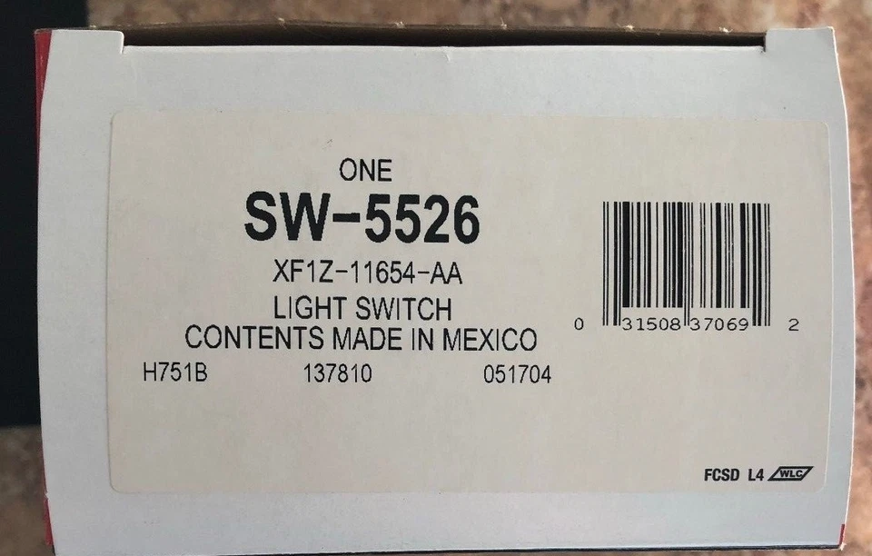 Interruptor de farol MOTORCRAFT Mercury Sable Ford Taurus 1996 1997 1998 1999 novo - Imagem 2 de 3