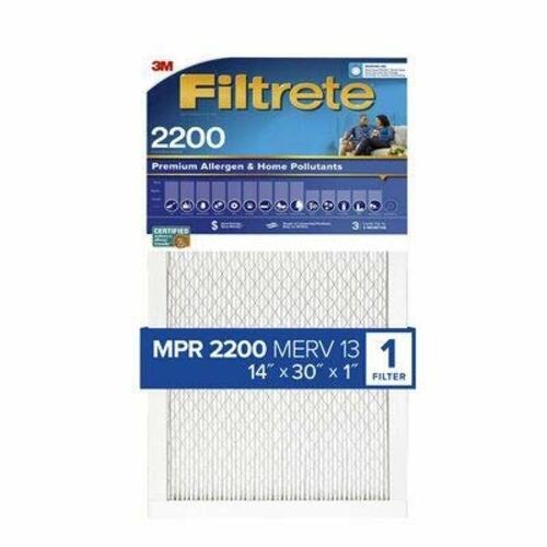 Filtrete 14x30x1, AC Furnace Air Filter, MPR 2200, Healthy Living Elite - Picture 1 of 7
