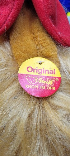 Steiff Rooster Studio Chicken Original Tags 502347 KNOPF IM OHR Vintage Germany - Picture 11 of 11