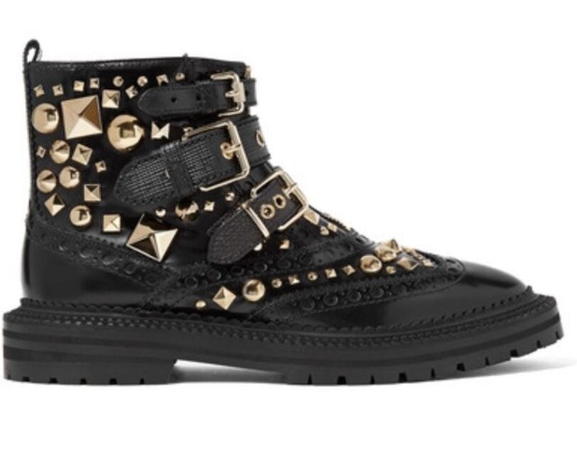 burberry studded boots