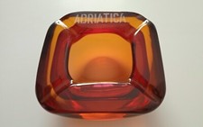 Vecchio Portacenere In Vetro Sommerso Murano Di Adriatica Navigazione