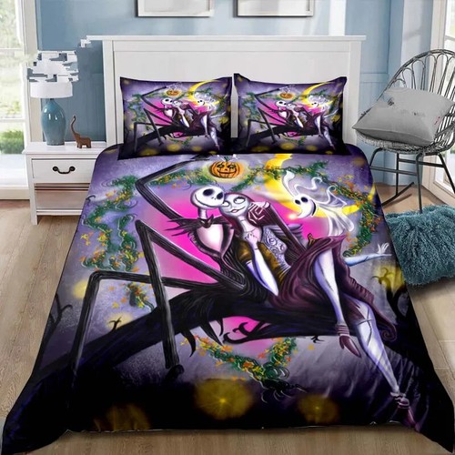 The Nightmare Before Christmas Bedding Jack Skellington Pillowcase Quilt Cover