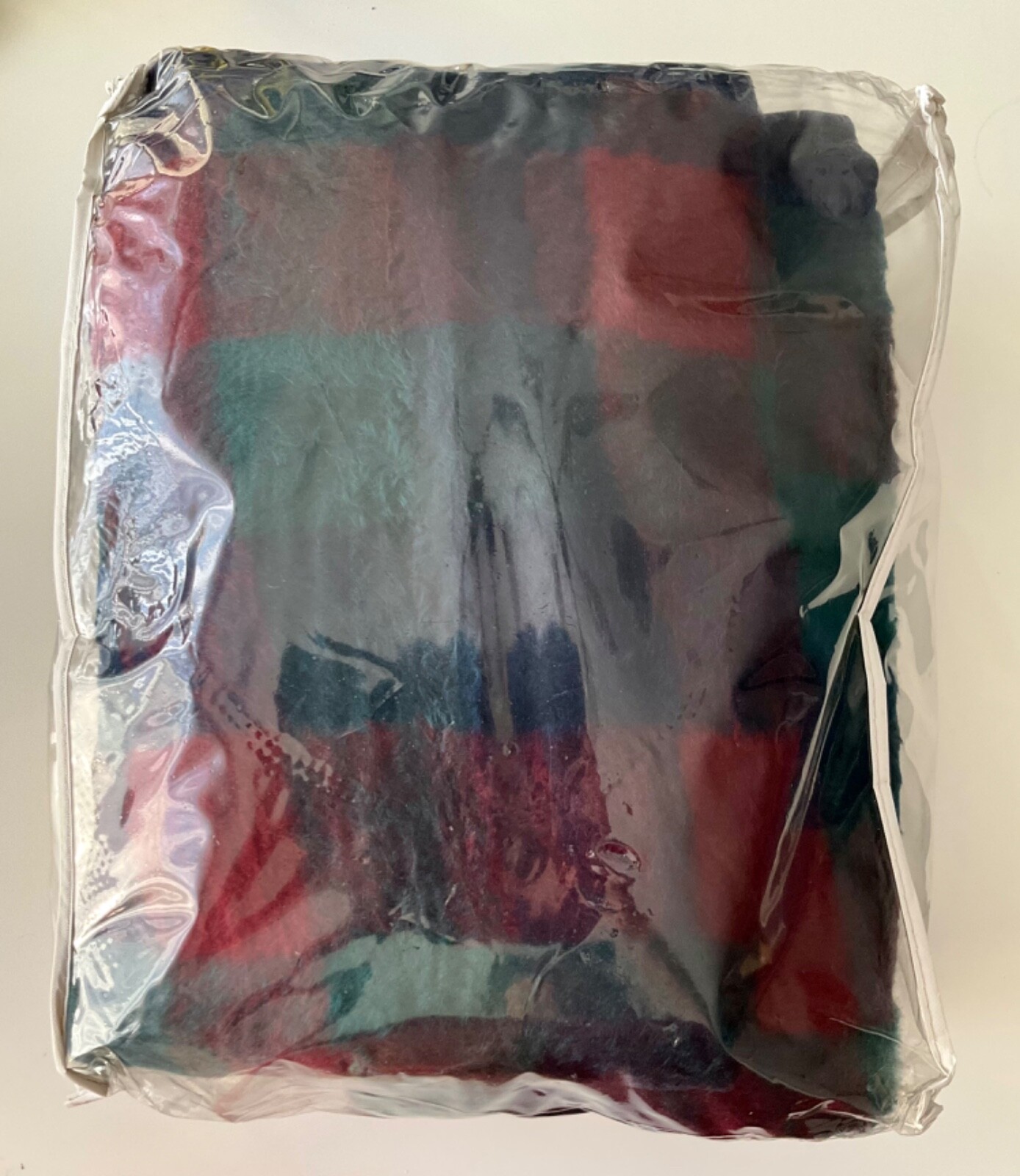 VTG Biederlack Cuddle Wrap Blanket Stadium 55" x 67" Zip Snap Lindsay