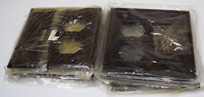 Lot of 10 Eagle Brown Switch Plate Receptacle Outlet Cover Wallplate Switchplate
