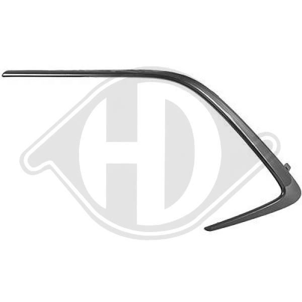 Diederichs 6661063 Zier-/Schutzleiste, StoßFäNger FüR Toyota-image