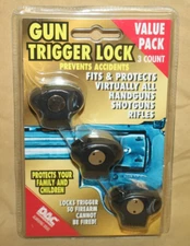DAC Technologies Gun Trigger Locks with keys #TVP095 New In Package 3 Pack