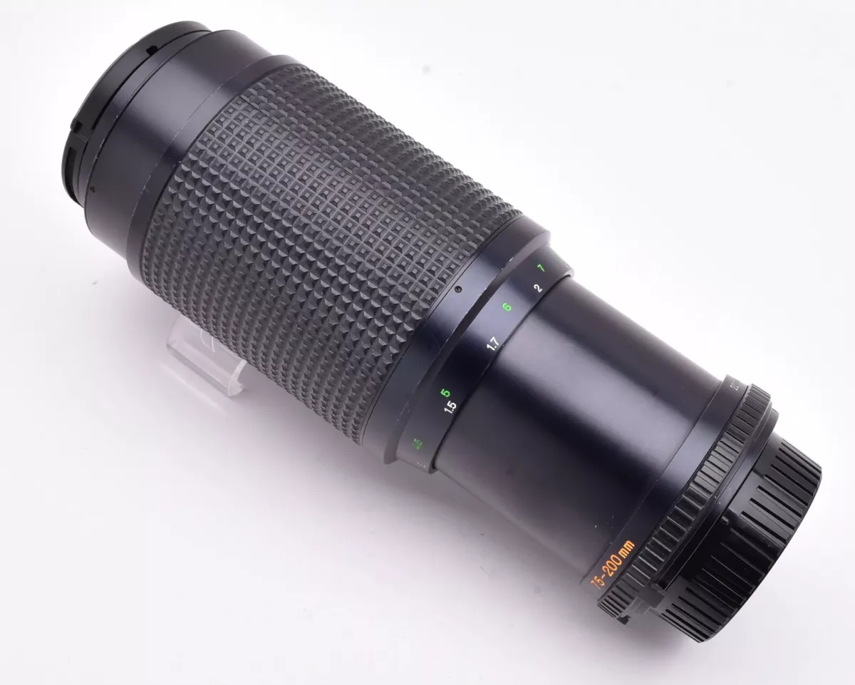 Minolta MD Zoom Rokkor 75-200mm f/4.5 Lens with Caps (#12117) | eBay
