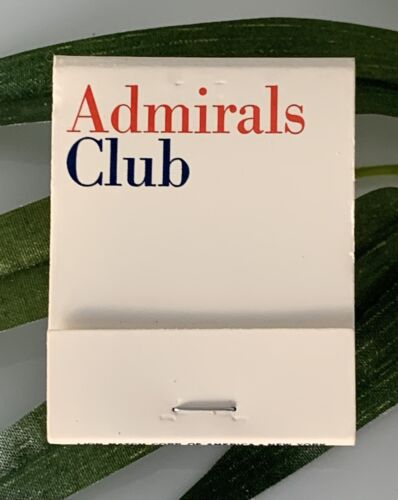 American Airlines ~ Admirals Club ~ Member Matchbook ~ Full / Unstruck ~