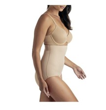 Cupid Women's Firm Control Sleeks Hi Waist Shaping Brief Beige Multi-Size NEW 