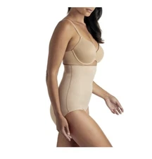 Cupid Women's Firm Control Sleeks Hi Waist Shaping Brief Beige Multi-Size NEW!
