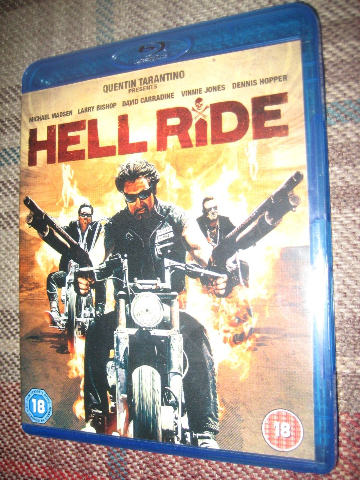 QUENTIN TARANTINO'S HELL RIDE BLU RAY 2009 VINNIE JONES MINT DISC FREE P&P