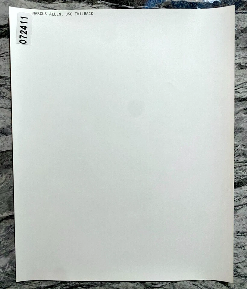 1979 (Pre Rookie) Marcus Allen "Sophomore Year at USC" Type 1 Original Photo - Image 2 of 2