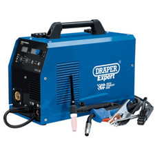 Image of MIG MMA TIG Welder Draper 70043 Multi Process 3 in 1 Dti Gas Gasless 200A 230V
