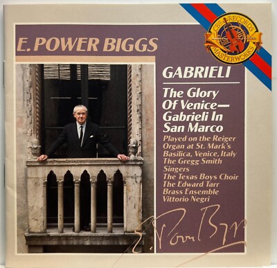 E. Power Biggs, Gabrieli : The Glory Of Venice - Gabrieli In San Marco (CD) *VG*