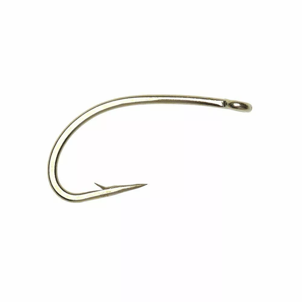 100PCS Fishing Fly Hook Nymph Scud Midge Caddis Fly Tying Hooks Size #12 ~  #22