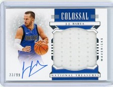 2019-20 Panini National Treasures Colossal Material Autograph #CMA-JJB JJ Barrea