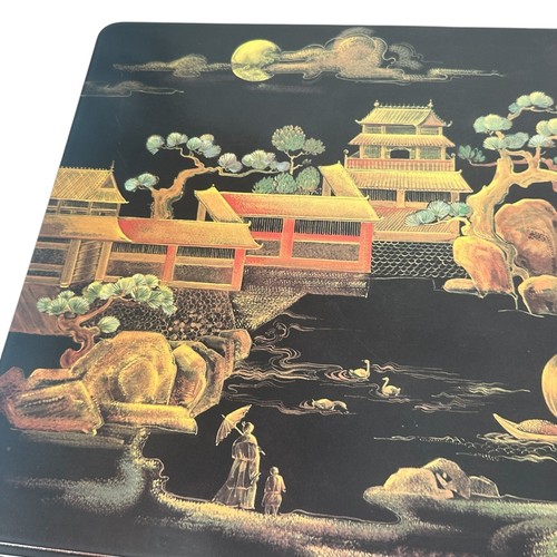 Vintage PIMPERNEL 4 Cork Back Placemats MOONLIGHT PAVILION England 15.75”x11.75" - Picture 12 of 22