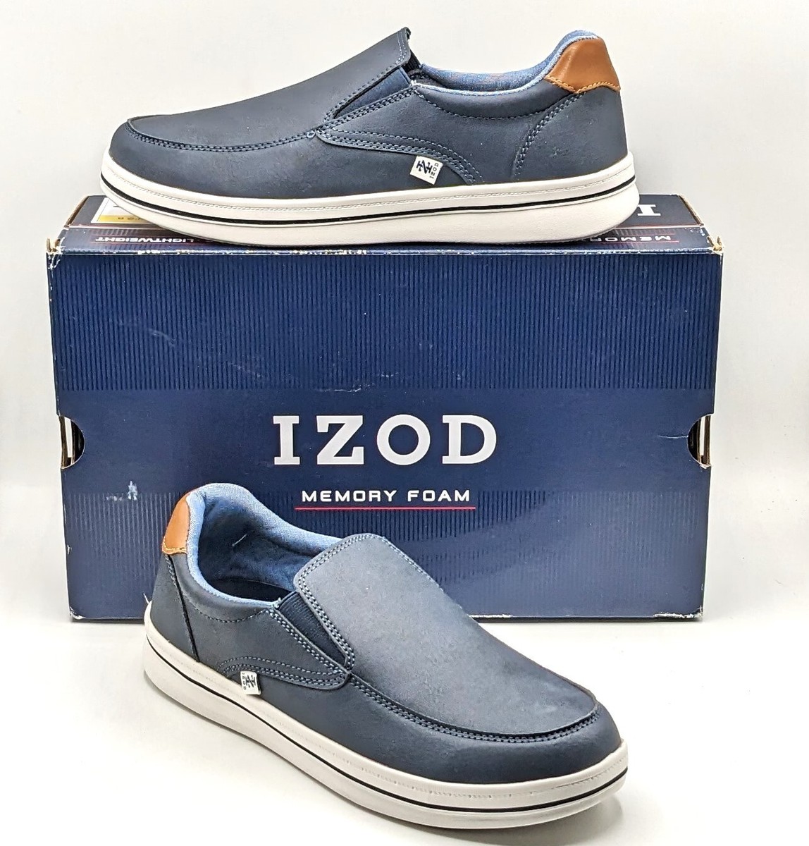 IZOD “Barlow” Men's Moccasin Style Casual Dress Shoe [Navy
