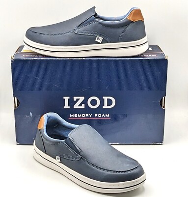 IZOD “Barlow” Men's Moccasin Style Casual Dress Shoe [Navy