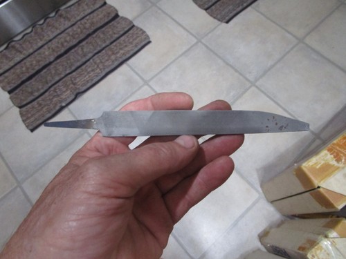 Box Of 10 NOS 6" Knife 2nd Cut Metal Files Good Quality Import Great Price - Picture 2 of 5