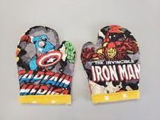 Handmade Marvel Comics Superheroes Mini Oven Mitts Pretend Play Kitchen Toys