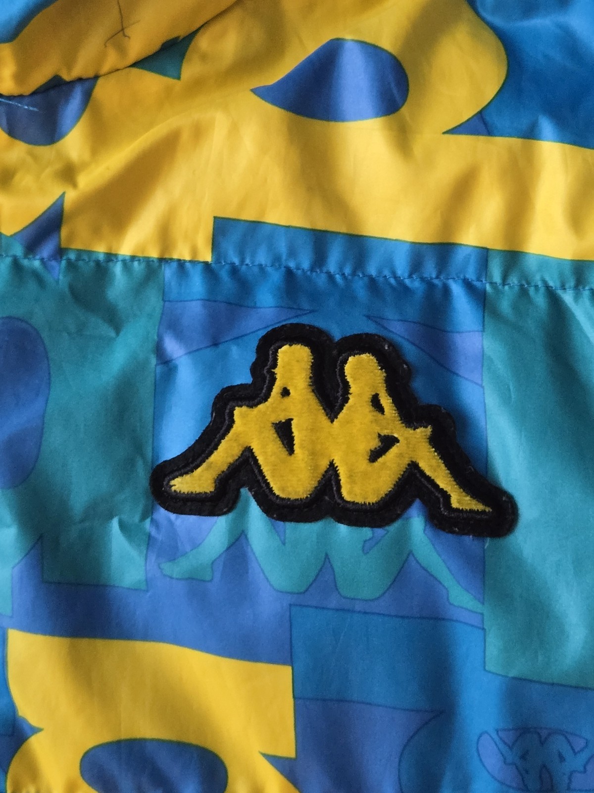 VTG KAPPA REVERSIBLE PUFFER SCRIPT/ SOLID JACKET … - image 3