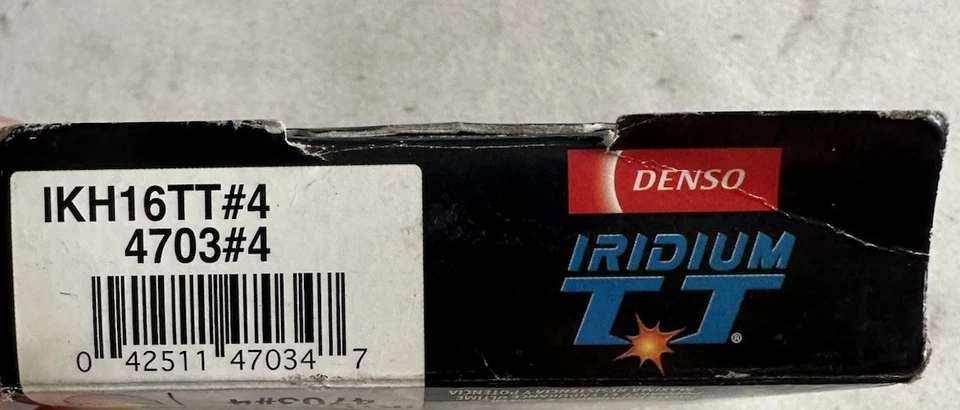 Denso IKH16TT Iridium TT Spark Plugs 4703 4 Pack - Image 2 of 2