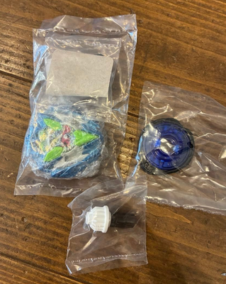 BEYBLADE X UX00 DRANBUSTER 1-60A Metal Coat Blue FC Barcelona Ver