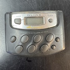 Sony SRF-M37W FM/AM/Weather Walkman Personal Radio, Untested for Parts or Repair