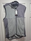 Under Armour Coldgear Full Zip Weste Herren Large lose grau Fleece Outdoor