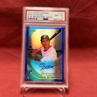 Giancarlo Stanton RC Auto /199 Blue Refractor PSA 8 2010 Topps Chrome #190 Mike