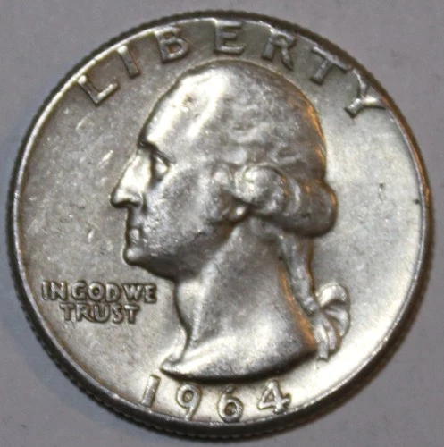 1964-P Washington Quarter - 90% Silver - Extra Fine - #1397EA