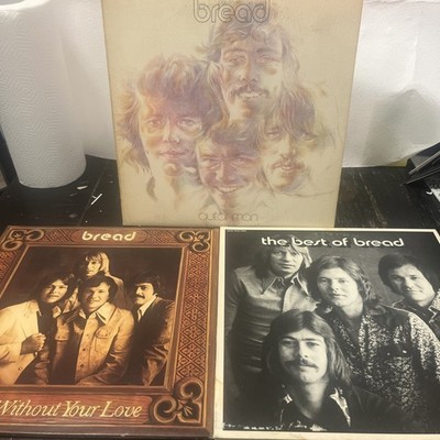 BREAD Vinyl LP Lost Without Your Love Guitar Man The Best Of Hooked On You Lot 3