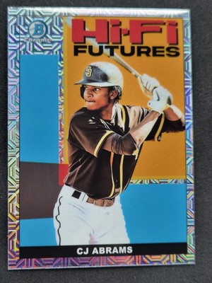 2022 Bowman #HIFI-8 CJ Abrams Hi-Fi Futures Mojo Refractors
