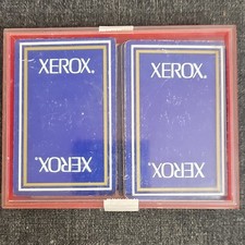 Xerox Advertising Promotional Playing Cards Card Deck in Plastic Case