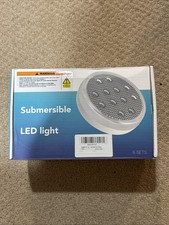 6Pack Underwater Submersible LED Night Light Swimming Pool Fountain  Remote NIB