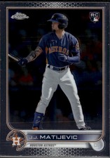 J.J. Matijevic 2022 Topps Chrome Update Houston Astros Rookie #USC190