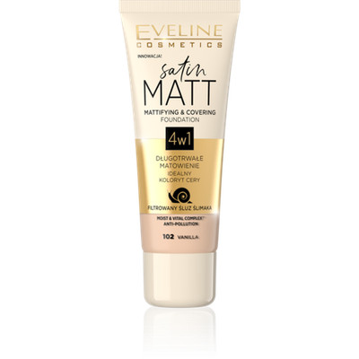 EVELINE Satin Matt Foundation 101 Ivory 30ml