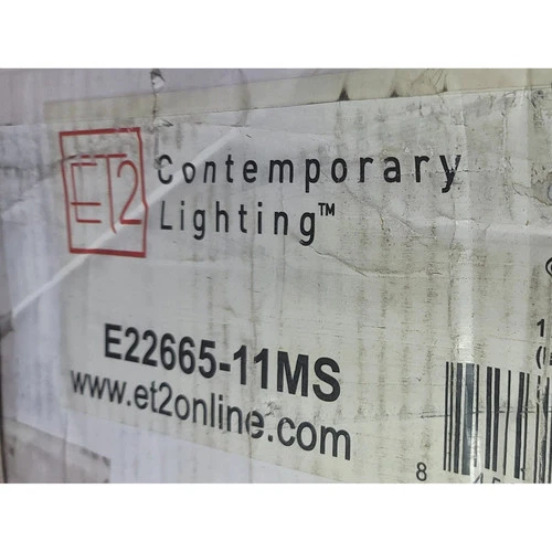 ET2 Saturn II Led 10Light Multi-Light Pendant Matte Silver Finish Matte White - Picture 6 of 6