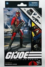 G.I. Joe Classified Crimson Viper Classified Series 85 Figure. New Sealed. Read