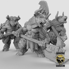 Minotaur with Double Handed Axes - Resin Miniature for DnD | Tabletop Gaming