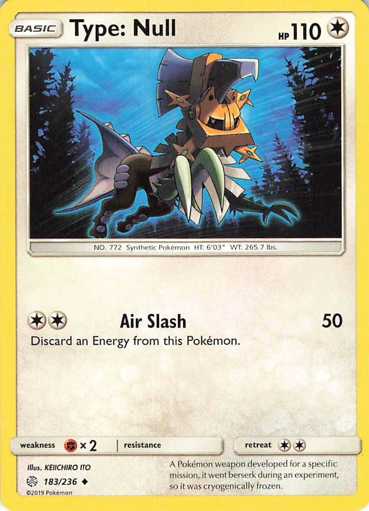 Type: Null 183/236 Uncommon Cosmic Eclipse Pokemon Near Mint