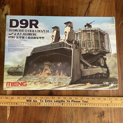 Meng Model SS-010 1/35 D9R Armored Bulldozer w/Slat Armor Model Kit
