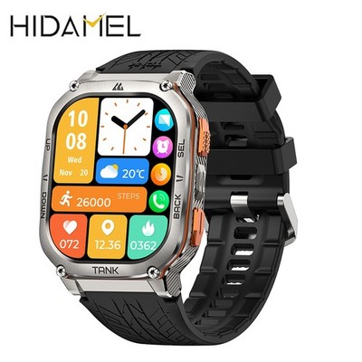 HIDAMEL TANK M3 Ultra GPS Smart Watch Men 480mAh 50M Waterproof for Android IOS
