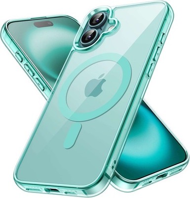 JETech Handyhülle, Schutzhülle für das iPhone 16, grün, mit MagSafe 