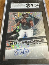 2022 Panini Mosaic #ANH-JHU Jalen Hurts Autographs No Huddle  9.5 Excellent🔥🔥