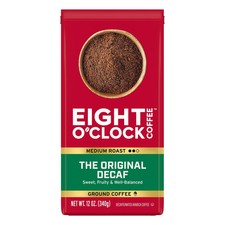 EIGHT O'CLOCK GROUND COFFEE THE ORIGINAL DECAF MEDIUM ROAST 12 OZ 06/05/2026