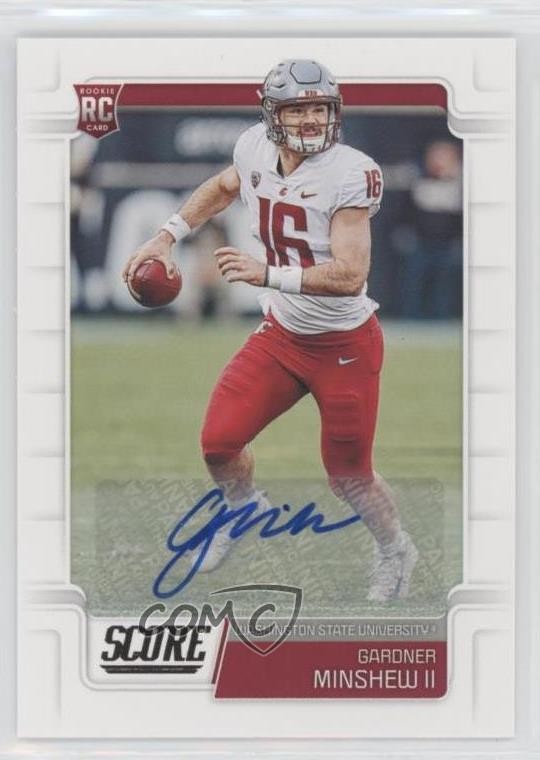 2019 Score Rookies Signatures Gardner Minshew II #366 Auto gs1